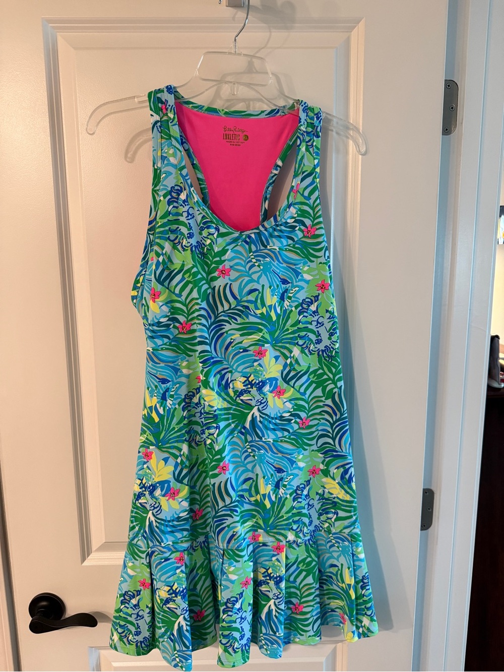 Lilly Pulitzer Tennis/Pickleball outfit - Bright Blue, Green & Pink